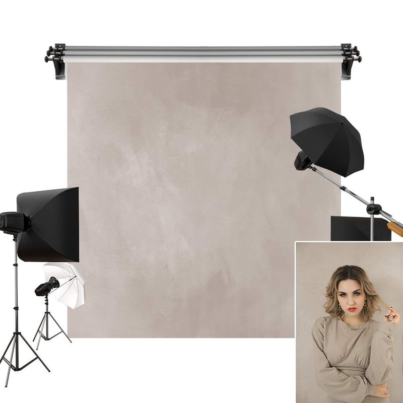 Kate 10x10ft/3x3m Khaki Backdrops Photographers Retro Solid Background Photography Props Studio Digital Printed Backdrop - Image 1